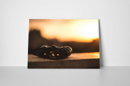 Tablou canvas : Binoclu la apus de soare [1]
