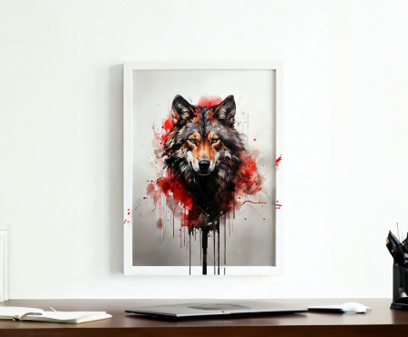 Tablou cu Accente Pictate Manual - Tablou canvas - Garda Dinastiei - 35x45cm - Copie