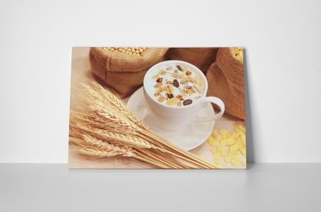 Tablou canvas : Lapte cu cereale [1]