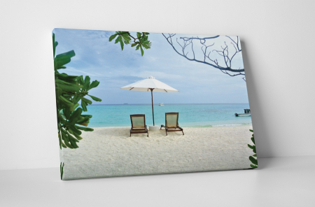 Atracții turistice - Tablou canvas : Plaja in Hawaii
