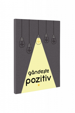 Tablou canvas : Gandeste pozitiv [3]
