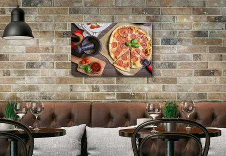 Gastronomie - Tablou canvas : Pizza italiano