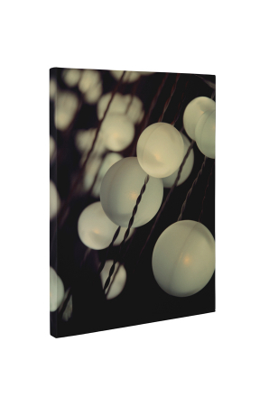Tablou canvas : Globuri albe [4]