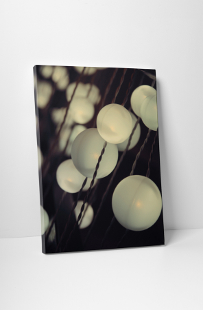 Tablouri Canvas - Tablou canvas : Globuri albe
