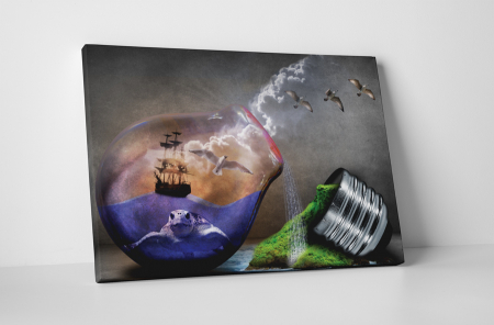 Altele - Tablou canvas : Lumea abstracta