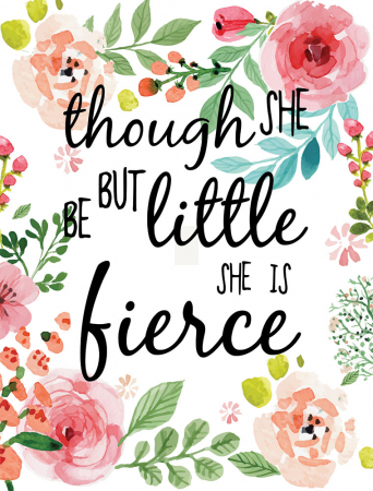 Tablou canvas : She is fierce [3]