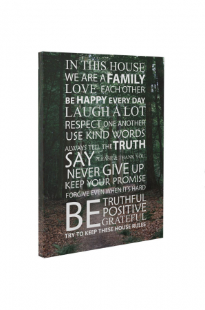 Tablou canvas : In this House [4]