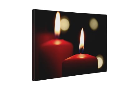 Tablou canvas : Lumanare rosie [4]