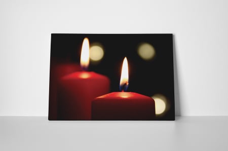 Tablou canvas : Lumanare rosie [1]