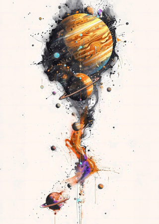 Tablou canvas - Poarta Cosmosului - 35x45cm [2]