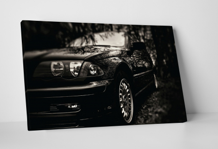 Tablouri Canvas - Tablou canvas : BMW negru