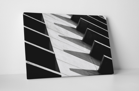 Alb-negru - Tablou canvas : Monotonie