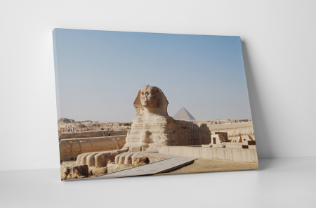 Atracții turistice - Tablou canvas : Marele Sfinx de la Giza