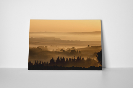 Tablou canvas : Dealuri invelite in ceata [1]