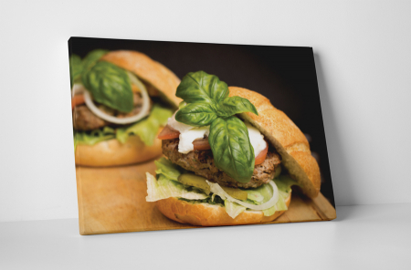 Gastronomie - Tablou canvas : Hamburger