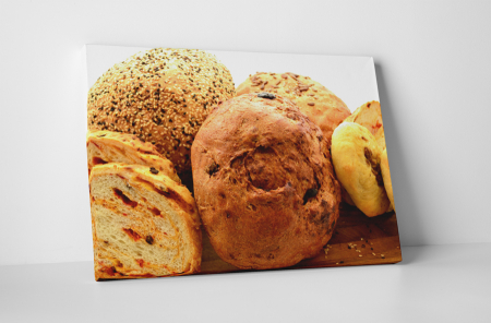 Gastronomie - Tablou canvas : Paini proaspete