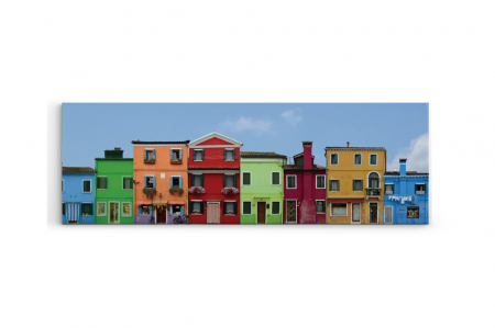 Tablou canvas panoramic - Burano [2]