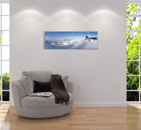Tablou canvas panoramic - Snowy landscape [1]
