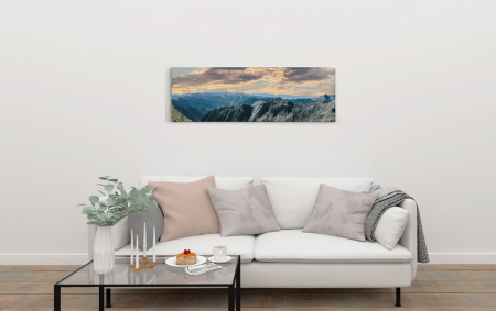 Tablou canvas panoramic - Mountainous region [1]