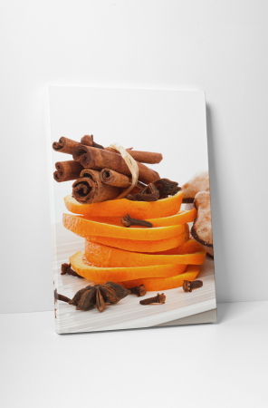 Gastronomie - Tablou canvas : Portocale si scortisoara
