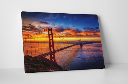 Atracții turistice - Tablou canvas : Golden Gate