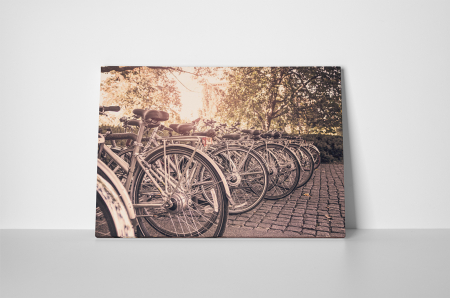 Tablou canvas : Biciclete parcate [1]