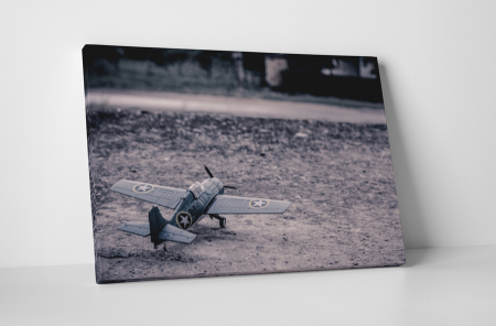 Vehicule - Tablou canvas : Mini avion de razboi