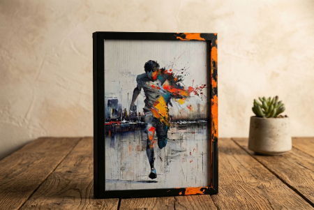 Tablou canvas - Impact Portocaliu - 35x45cm [1]