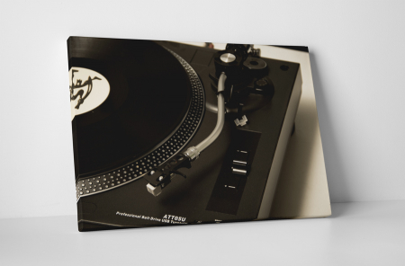 Muzică - Tablou canvas : Turntable