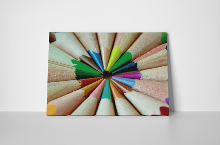 Tablou canvas : Creioane colorate ascutite [1]