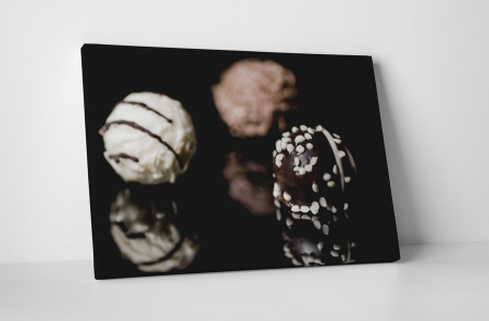 Gastronomie - Tablou canvas : Bile de ciocolata