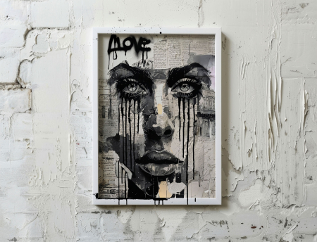 Tablou canvas - Cerneală și Confesiune - 35x45cm [1]