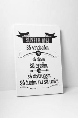 Tablouri Canvas - Tablou canvas : Suntem aici