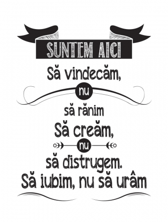 Tablou canvas : Suntem aici [3]