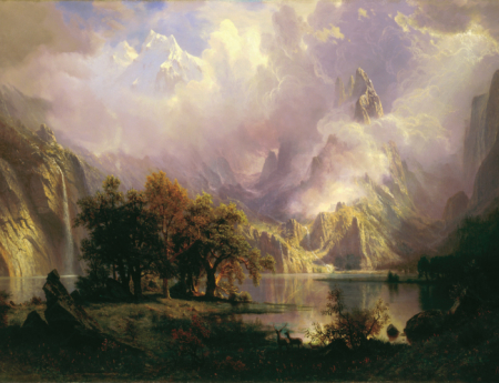 Tablou canvas : Rocky Mountain - Albert Bierstadt [3]