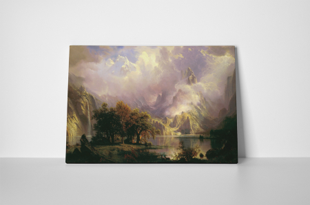 Tablou canvas : Rocky Mountain - Albert Bierstadt [1]