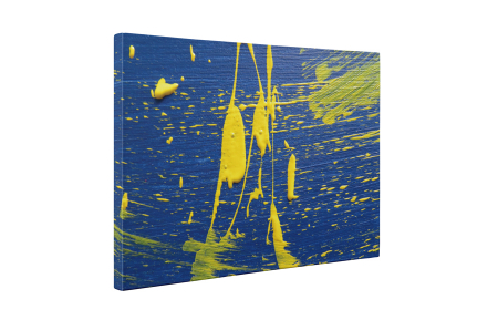 Tablou canvas : Vopsea galbena [4]