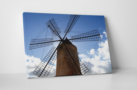 Tablouri Canvas - Tablou canvas : Moara de vant