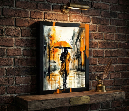 Tablou canvas - Singurătate Urbană - 35x45cm [1]