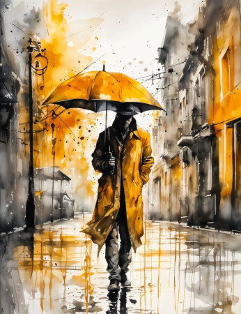 Tablou canvas - Singurătate Urbană - 35x45cm [2]