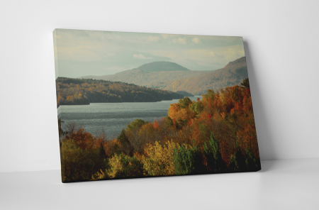 Peisaje - Tablou canvas : Muntii toamna