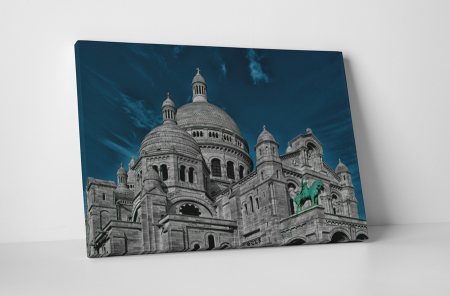 Atracții turistice - Tablou canvas : Bazilica Sacré-Cœur din Paris