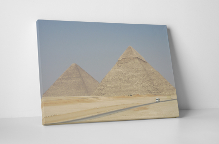 Atracții turistice - Tablou canvas : Necropola Giza