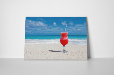 Tablou canvas : Un cocktail pe plaja [1]