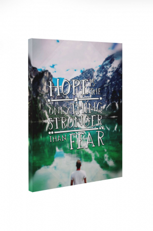 Tablou canvas : Hope is the Only Thing [4]