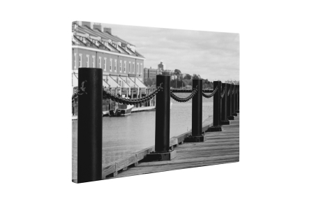 Tablou canvas : Plimbare pe dig [4]