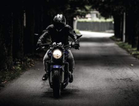 Tablou canvas : Motociclist [3]