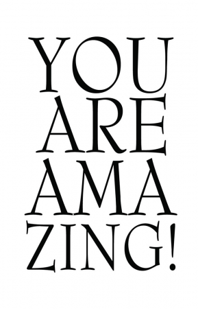 Tablou canvas : You Are Amazing [3]