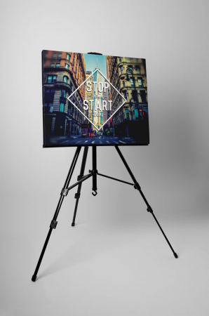 Tablou canvas : Stop Wishing Start Doing [2]