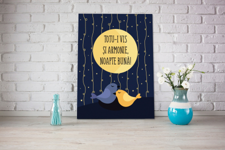 Tablouri Canvas - Tablou canvas : Noapte buna